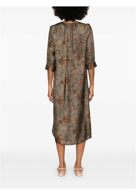 agina dress ggrey and red UMA WANG | UP5001UW087